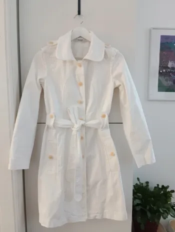 Trench blanc Comptoir des Cotonniers 
Taille 38