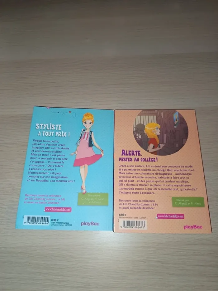 2 livres Lilly chantilly - photo numéro 2