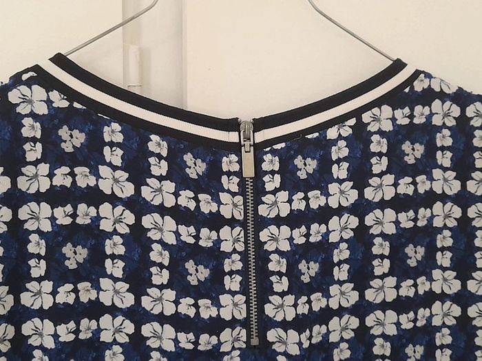 Robe fleurie bleu blanc - Yessica C&A - photo numéro 3