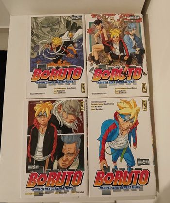 Lot de 4 mangas