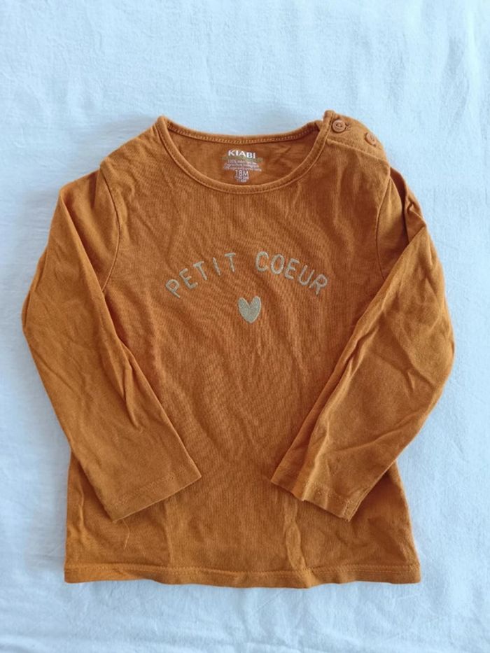 T-shirt manches longues Kiabi