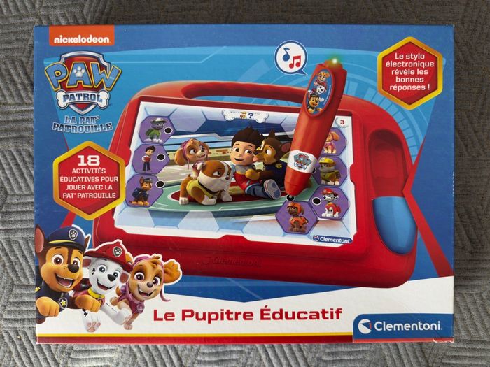 Pupitre éducatif pat patrouille