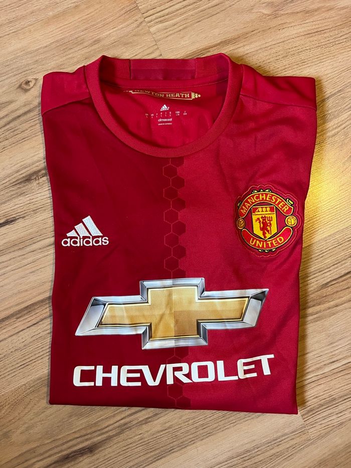 Maillot Adidas Manchester United Taille L Pogba - photo numéro 3