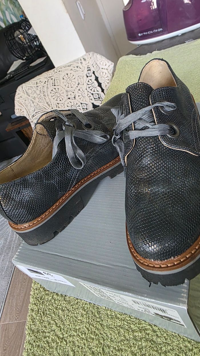Chaussures hdc en cuir veritable - photo numéro 2