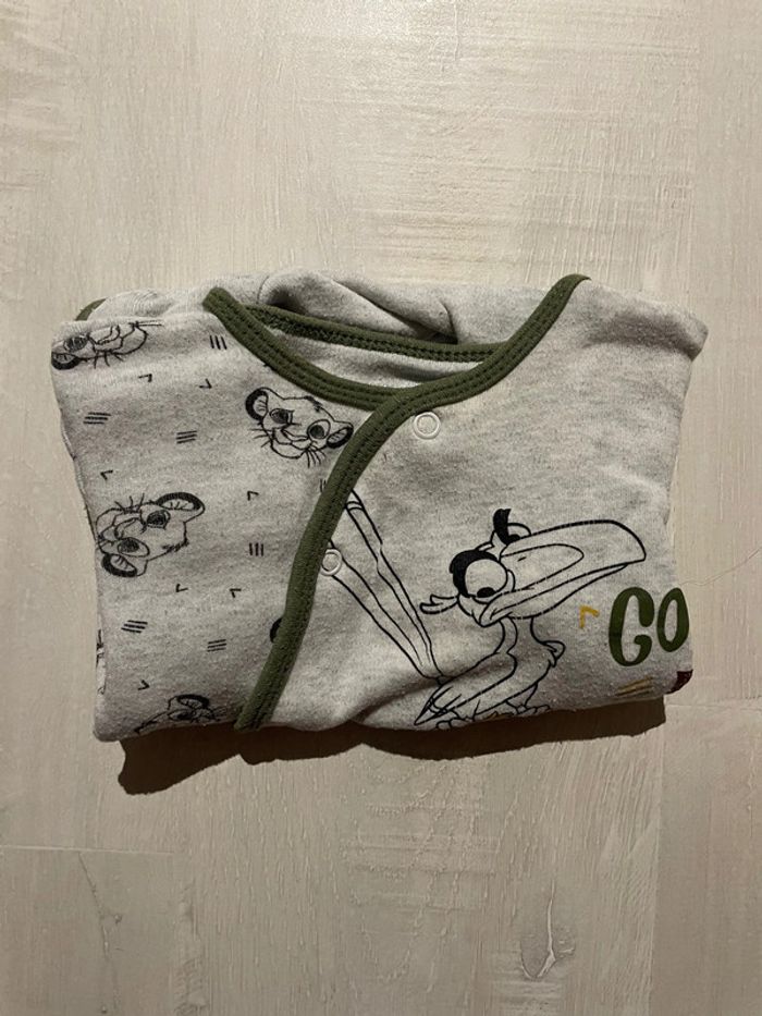 Pyjamas Disney avec pieds 1/3 mois