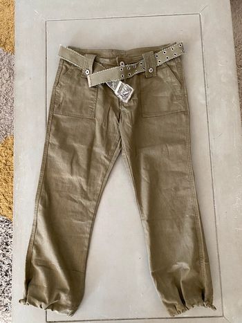 Pantalon Mim kaki taille 40 neuf avec étiquette