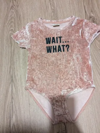 Body fille Zara 8 ans en velours