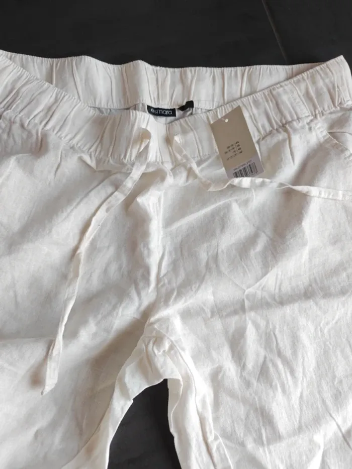 Pantalon en lin 46 neuf - photo numéro 2