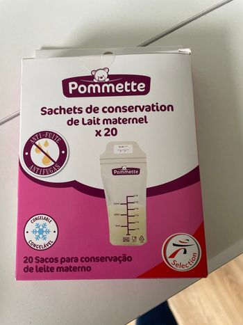 Sachet conservation lait