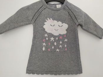 Robe grise nuage ☁ 3 mois