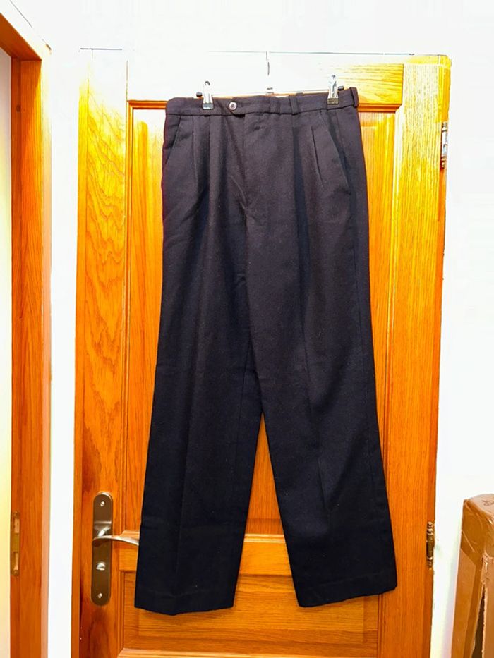 Pantalon cintré bleu