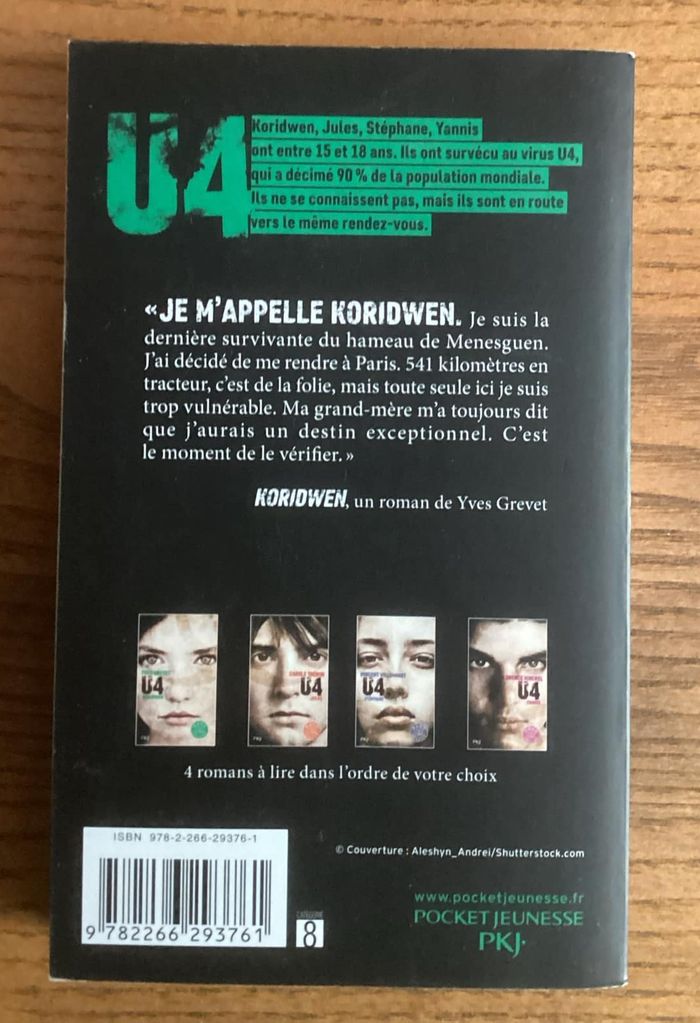Livre de poche U4 : Koridwen - photo numéro 3