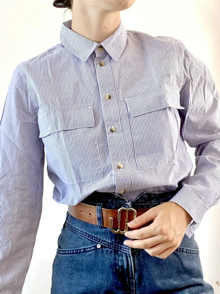 Chemise Caroll en taille 36 (S) - Très bon état : comme neuve - photo numéro 4