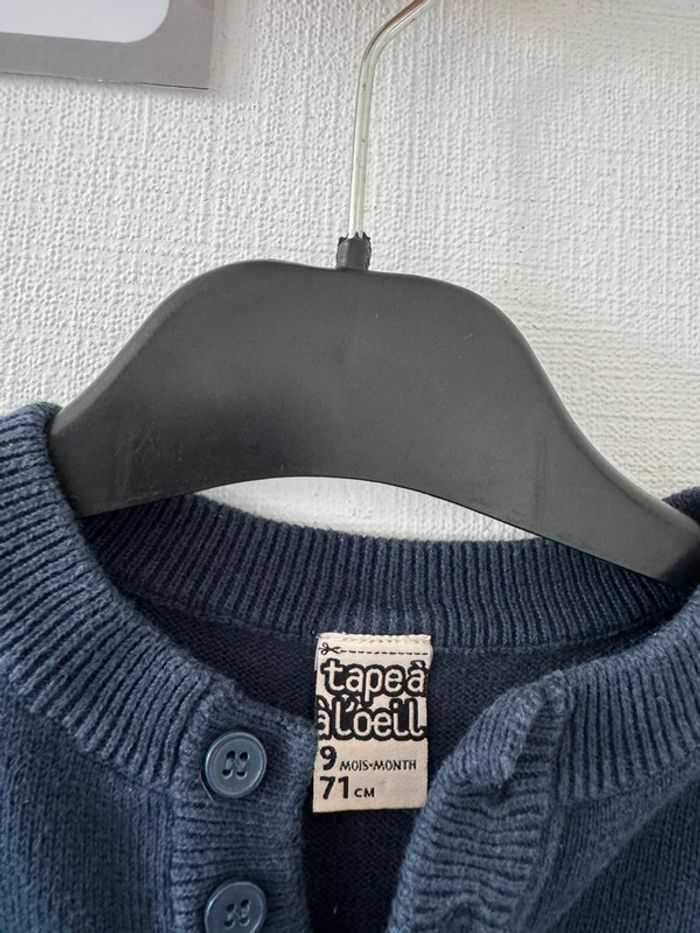 Pull marine - taille 9 mois 🌼 - photo numéro 2