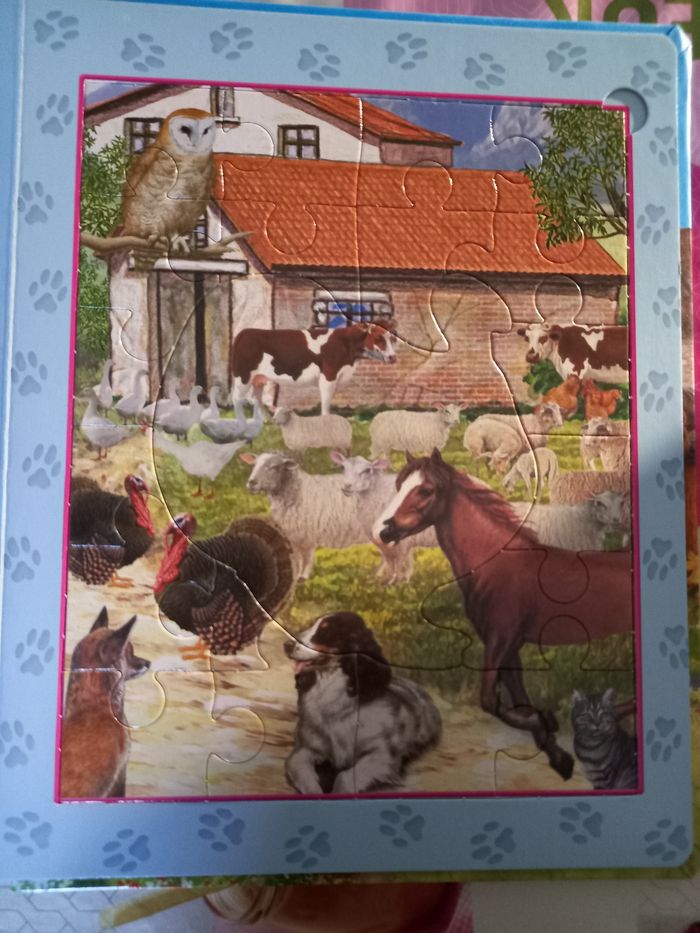 Livre- 8 puzzles  A la ferme - photo numéro 9