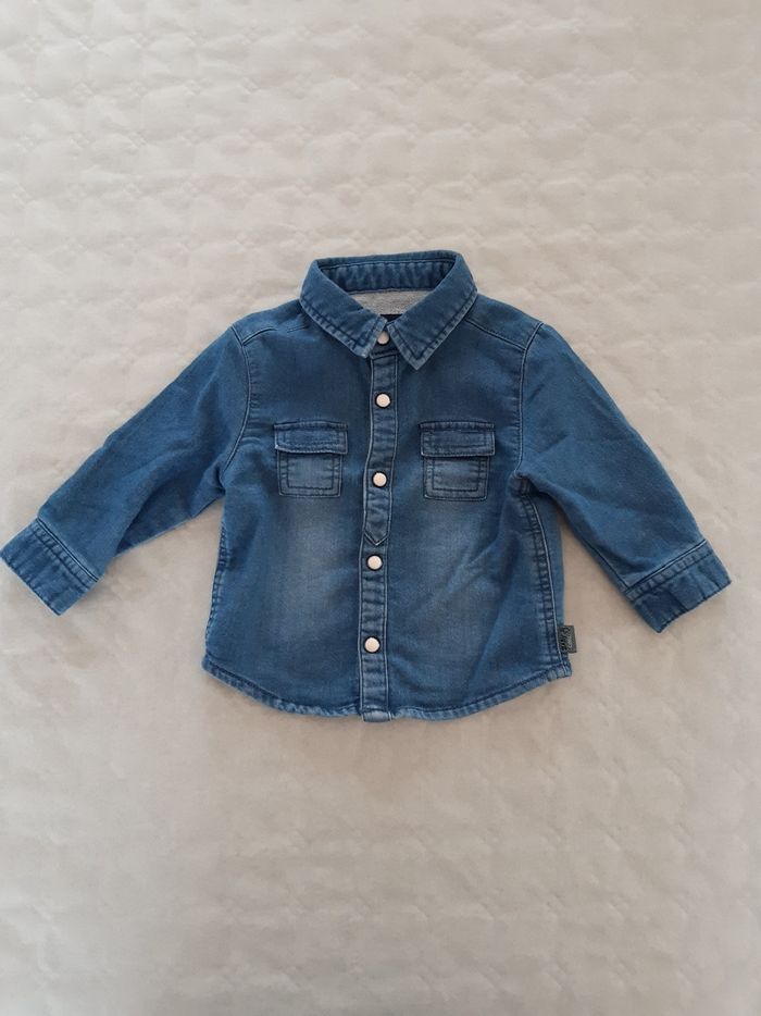Chemise en jean taille 12 mois