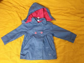 Veste de pluie fille 18 mois doublée Ptit bisou capuche amovible