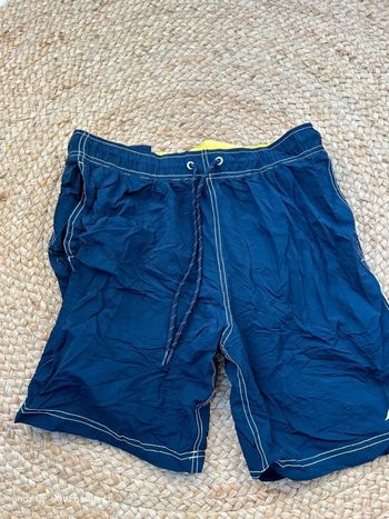 Short de Bain Nautica Homme Marine/Blanc Taille M | Très Bon État | SNVintagefr | BS406