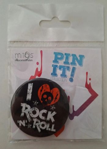 Badge Rock n'Roll noir