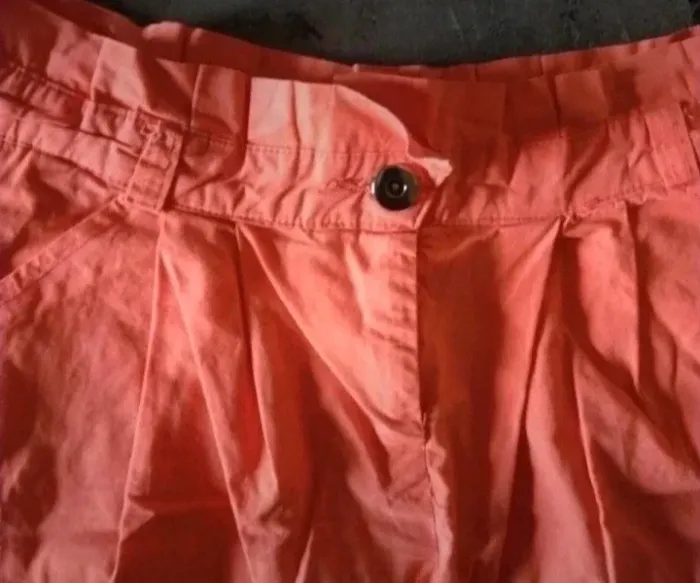 Mini jupe couleur corail jupe courte taille 10 ans - photo numéro 5