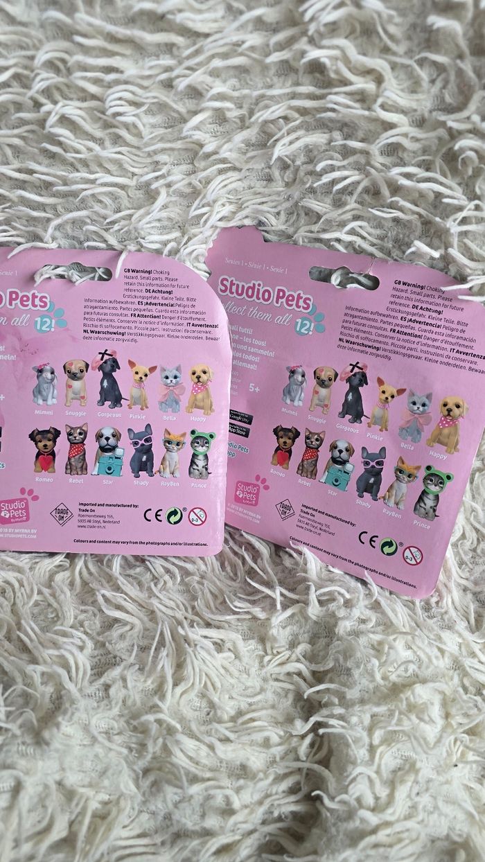 Jouet - figurine chien studio pets pack x4 ( lot de 2 ) - photo numéro 4