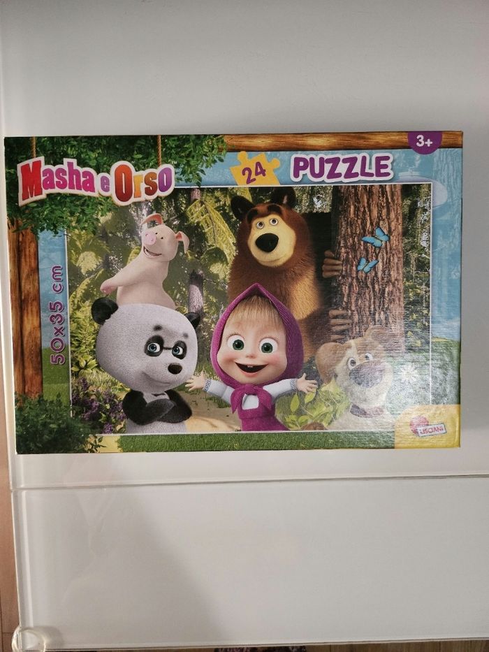 Puzzle masha et michka 24 pièces