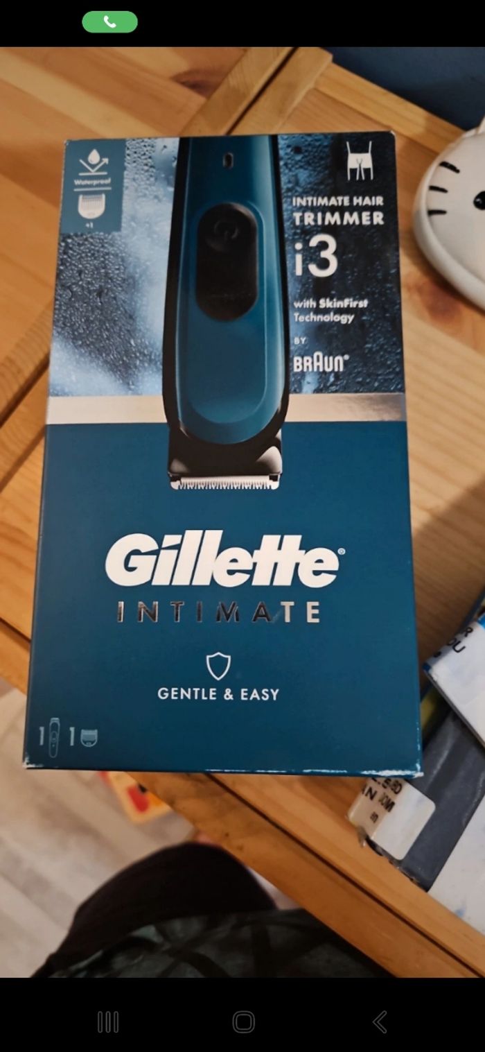 Tondeuse intimate homme  Gillette