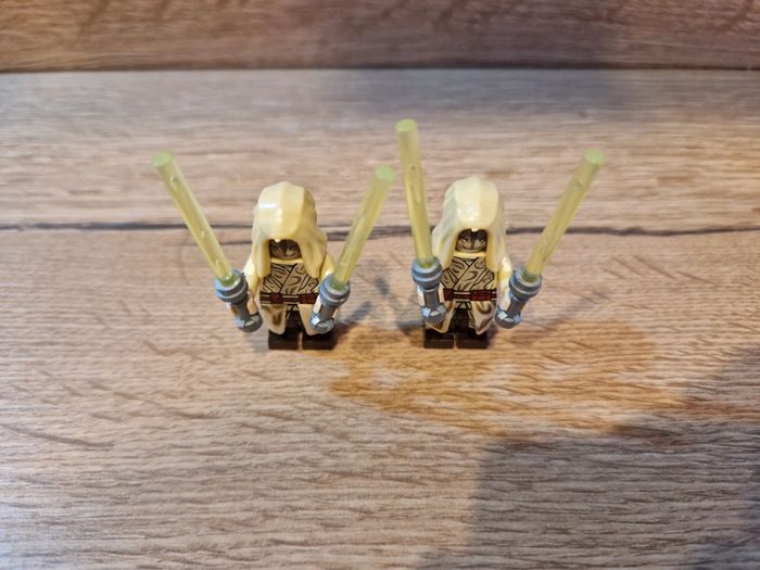 Figurines type lego 2 gardes du temple Jedi star wars - photo numéro 5