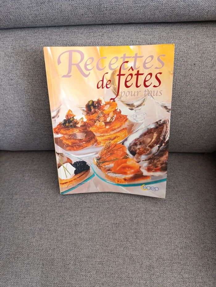 livre de recettes de fêtes