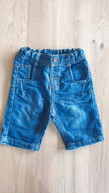 Short en jean bébé garçon, taille 23 mois, Tape-à-l'oeil