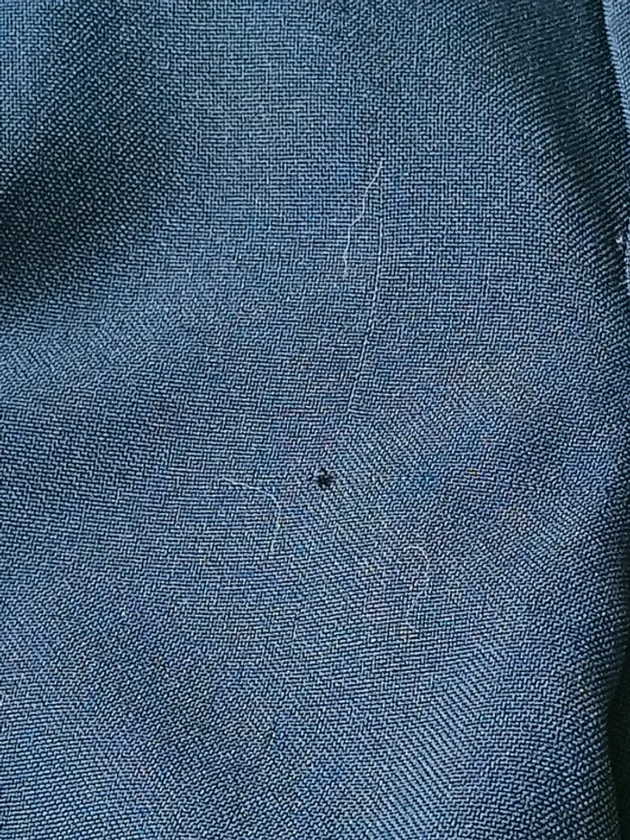 Pantalon de costume / à pince/ habillé marine vintage 10 ans - photo numéro 2