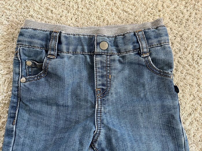 Jeans bleu clair taille 9 mois marque Obaïbi - photo numéro 2