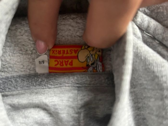 Gilet zippé du parc Astérix taille 6/8 ans - photo numéro 3