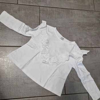 Tee shirt manche longue blanc kiabi 6 ans