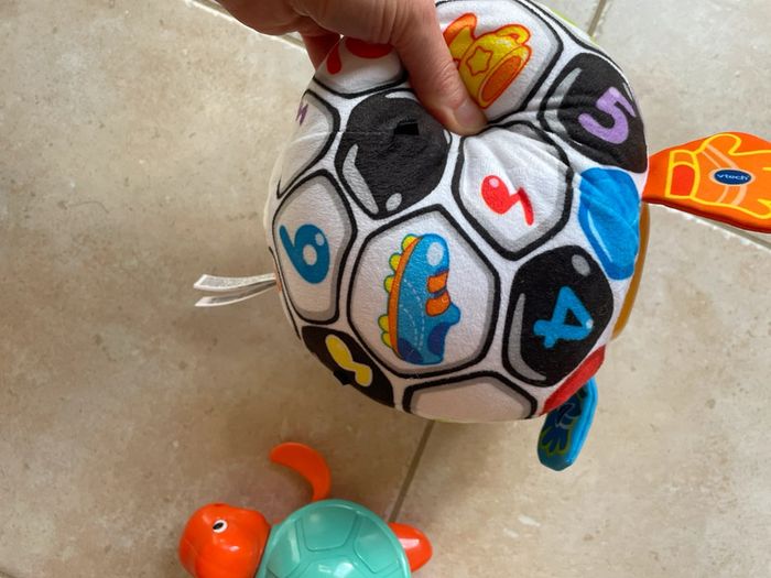 ZOZO mon ballon rigolo –tortue jouet de bain - photo numéro 12