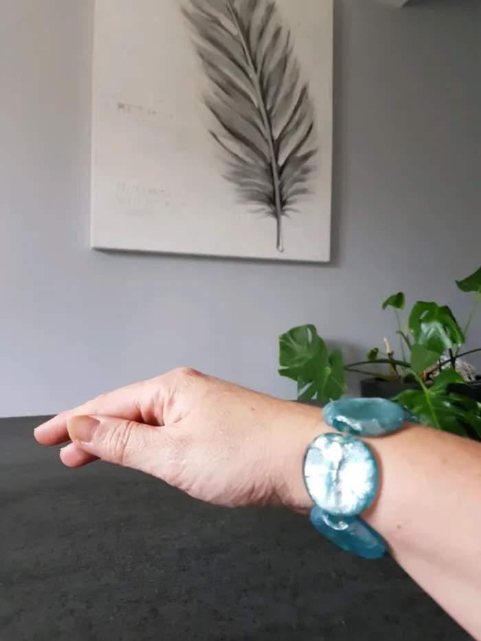 Bracelet bleu - photo numéro 3