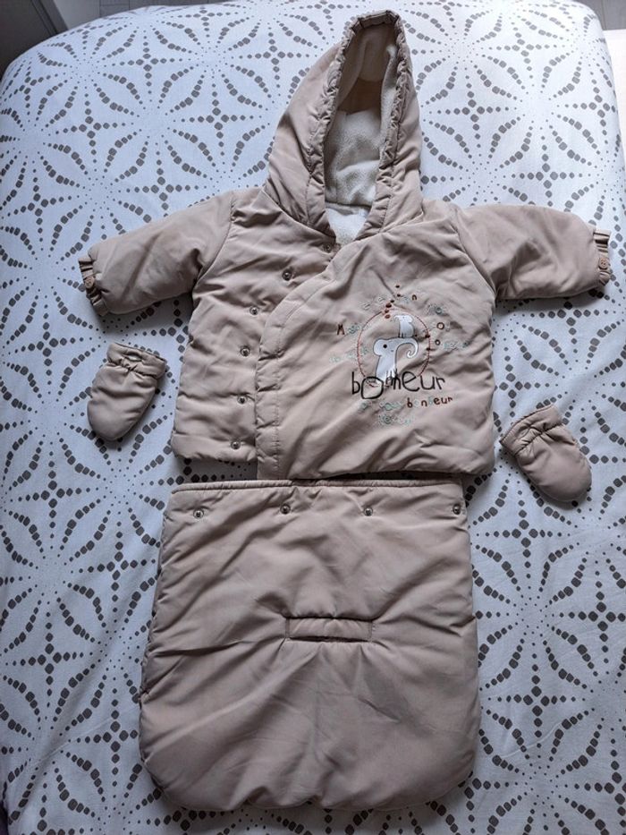 Ensemble manteau poussette