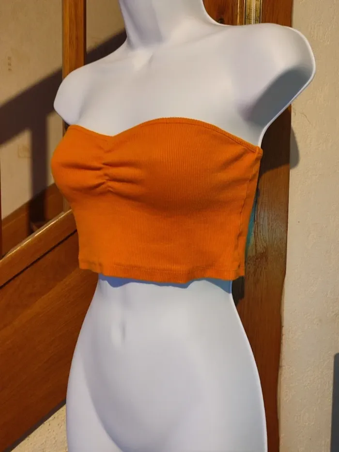 Crop top orange Jennyfer - photo numéro 2
