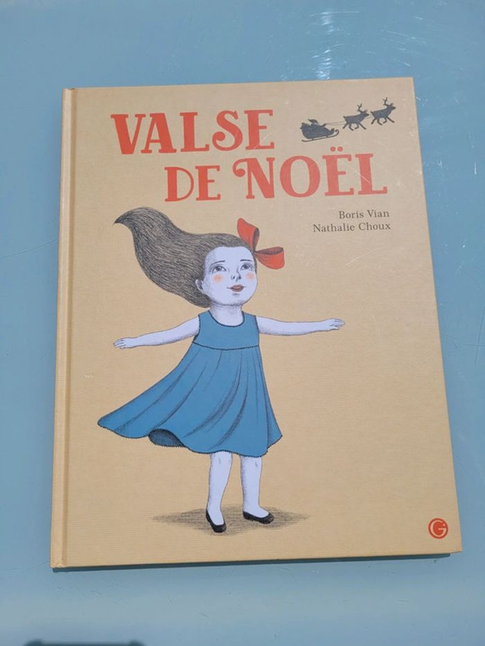 Livre grand format Valse de Noël, Grasset jeunesse, Boris Vian