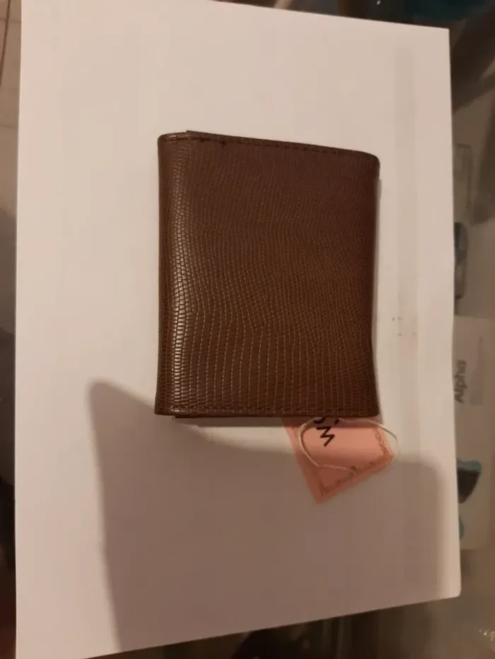 Porte monnaie femme marron neuf - photo numéro 3