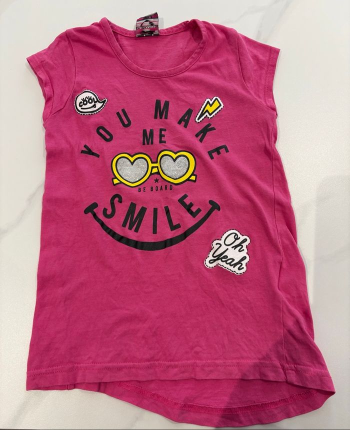T-shirt sans manches fuchsia/rose 4 ans Be Board Girls