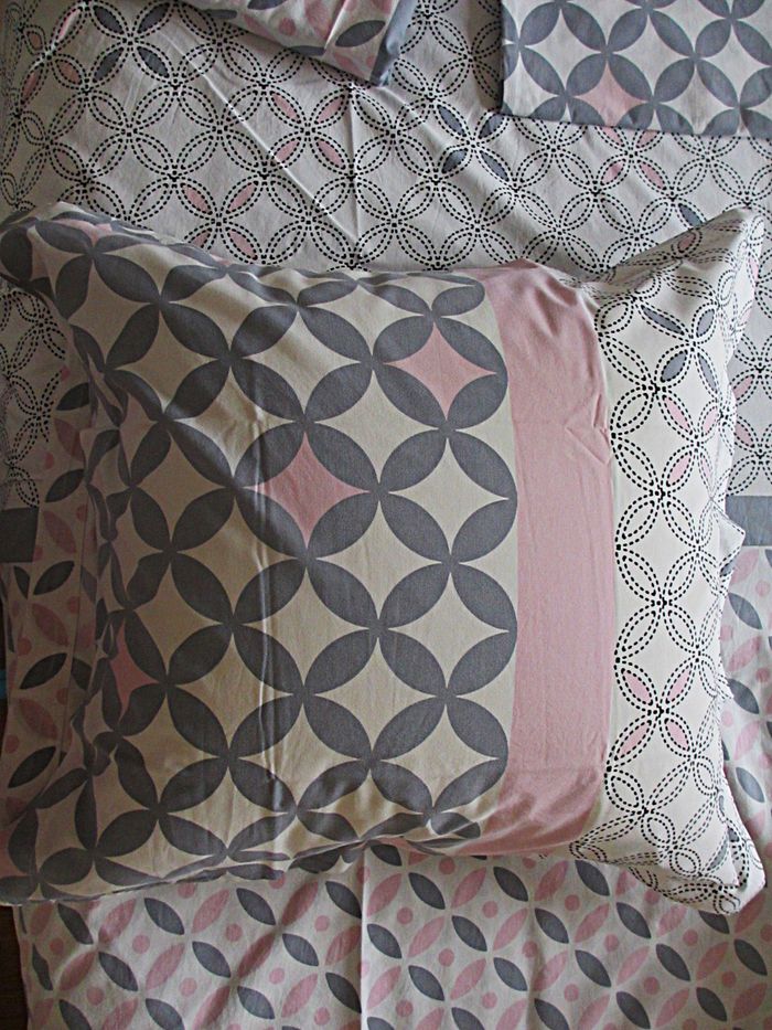 Parure de lit motifs géométriques Colombine (Blancheporte) - Housse de couette 200 x 200 - photo numéro 5