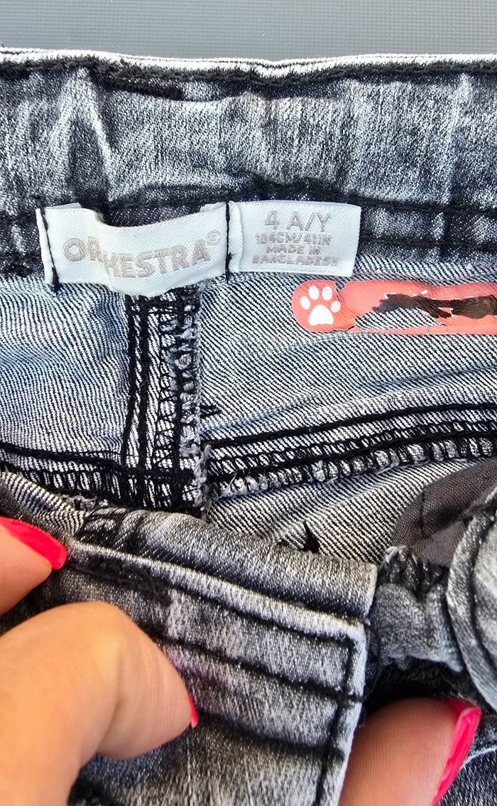 Pantalon jeans 4 ans garcon orchestra - photo numéro 3