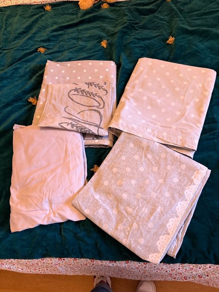 Lot draps de lit - photo numéro 2