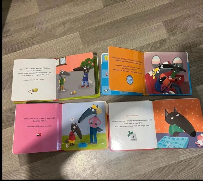 Lots de 4 livres petit loup Auzou éveil - photo numéro 2