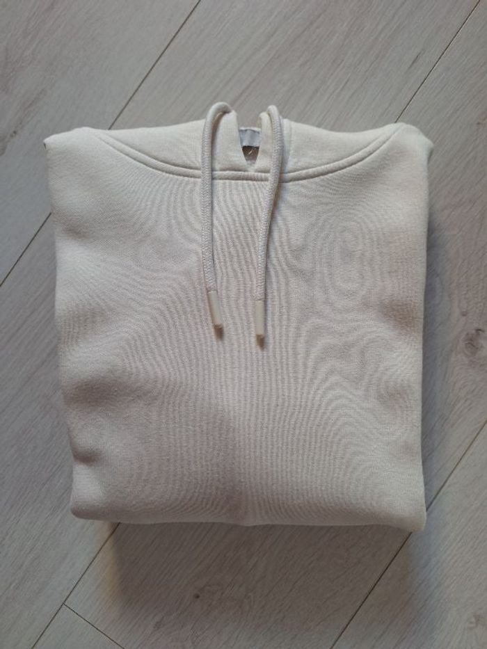 Sweat à capuche blanc/crème La Halle