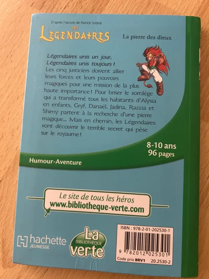 Livre Les Légendaires - la bibliothèque verte - photo numéro 2