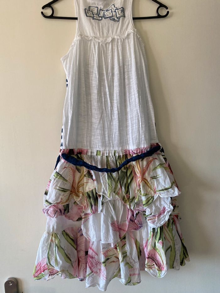 Robe Desigual marine / fleurie Taille 38 - photo numéro 3