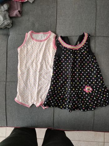 Robe et combishort 18 mois