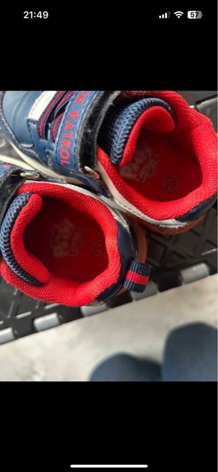 Chaussure patpatrouille lumineuse taille 21 - photo numéro 3
